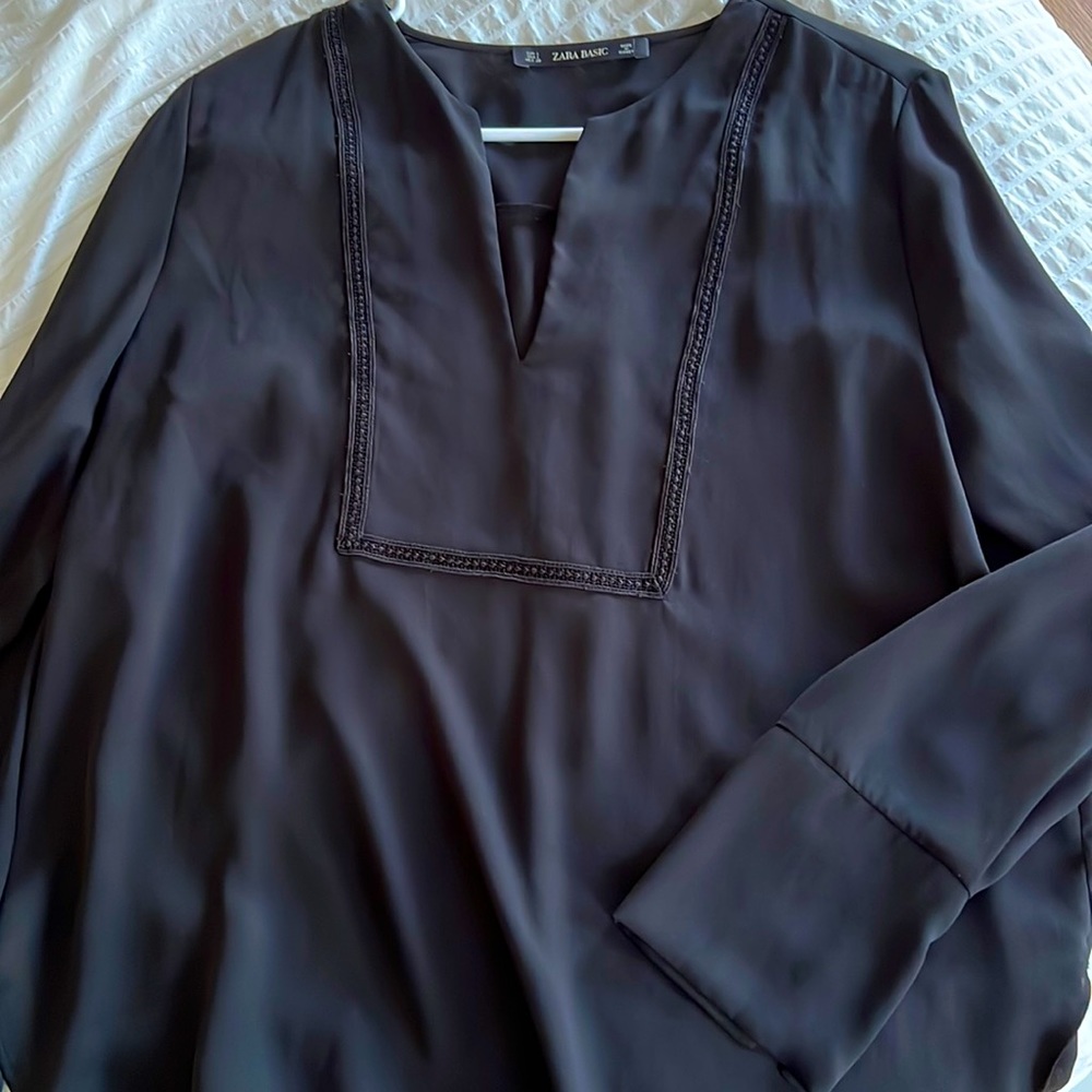 Zara Basics tunic style top